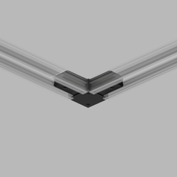 TR1102-BK Соединитель для шинопровода L-образный, черный