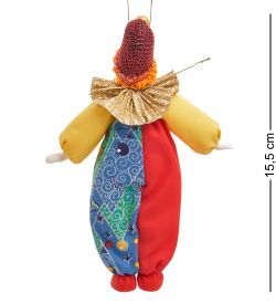 РусКукла RK-806/1 Кукла подвесная «Рыжий клоун»