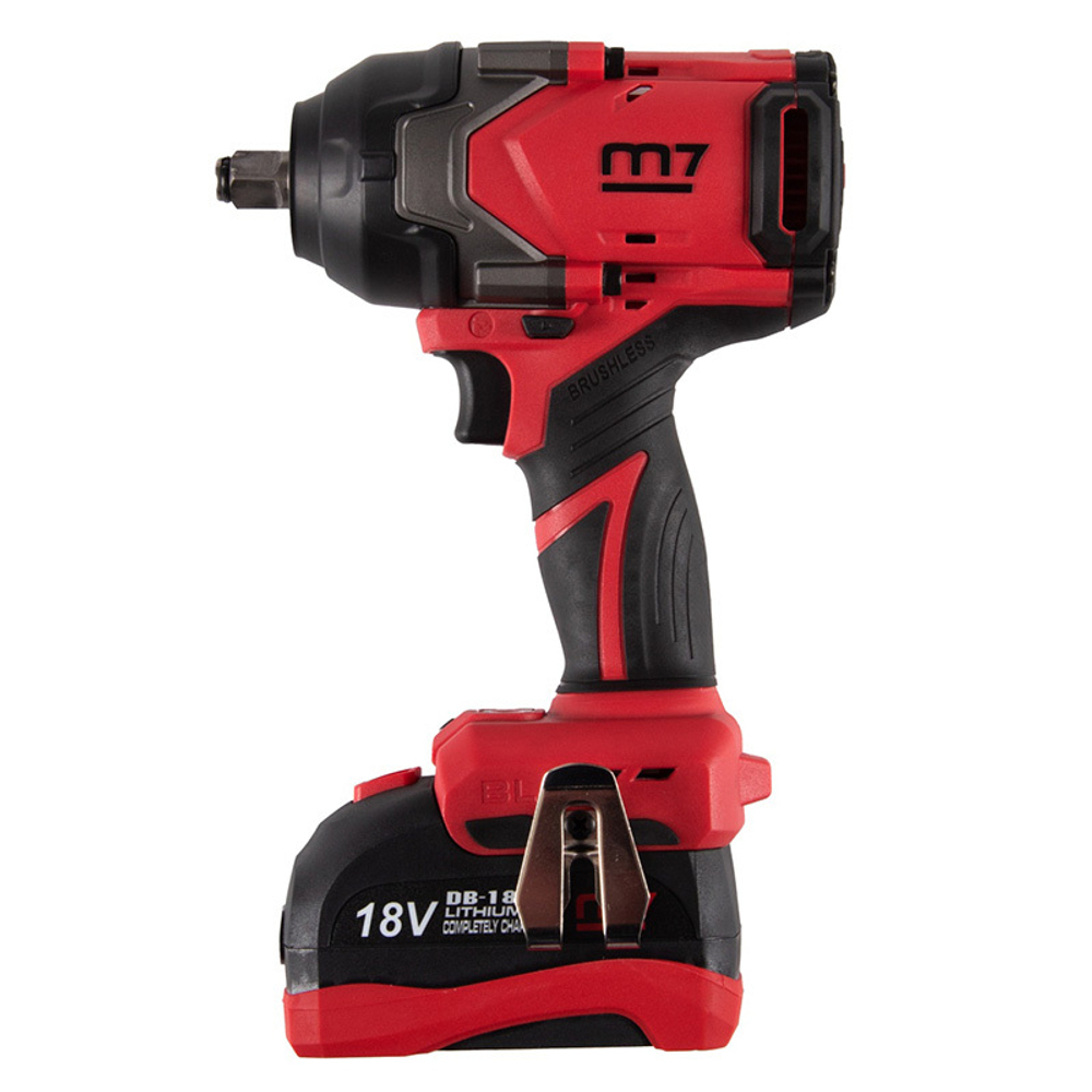 MIGHTY SEVEN (DW-406A) Гайковерт аккумуляторный ударный 1/2", 1600 Нм, 18 В