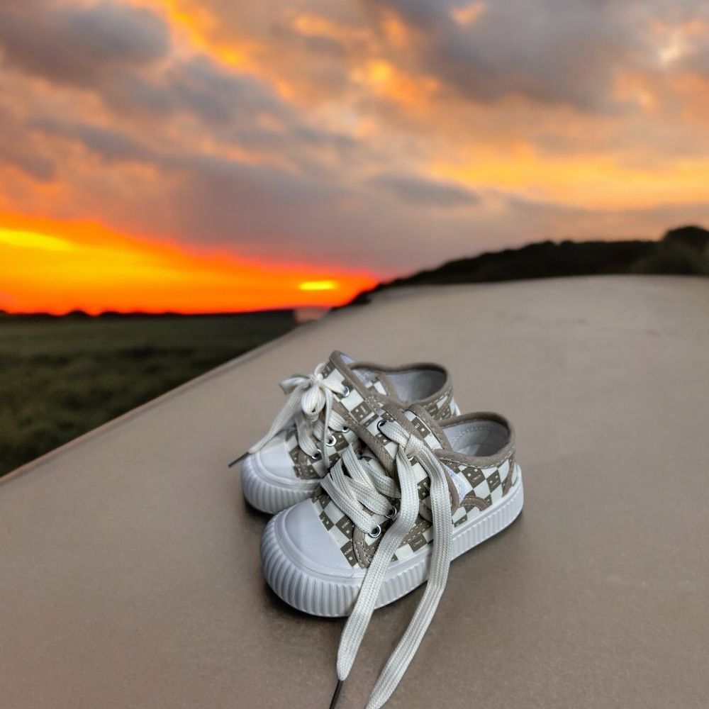 Обувь 713Б КЕДЫ Текстиль Шахмат