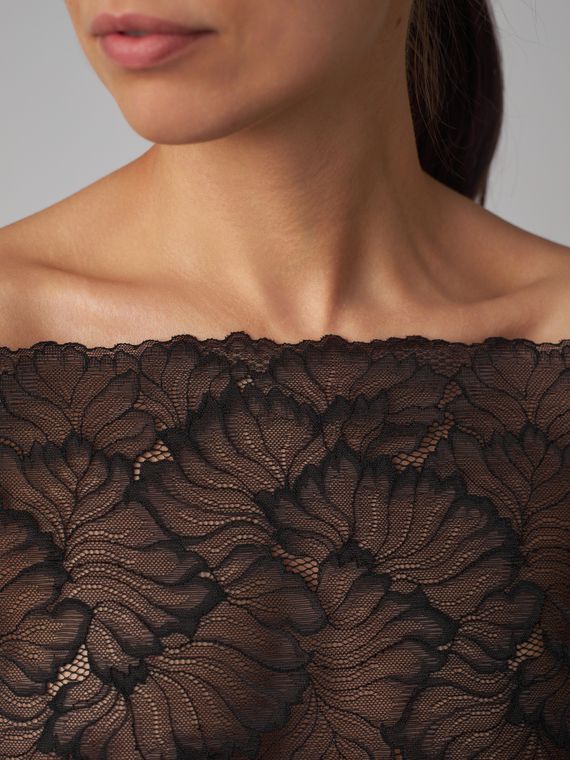 03-248 ОПТ Кружево эластичное 23 см, черный