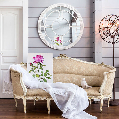 Настенное зеркало Объект мечты Сен-Лазар вайт