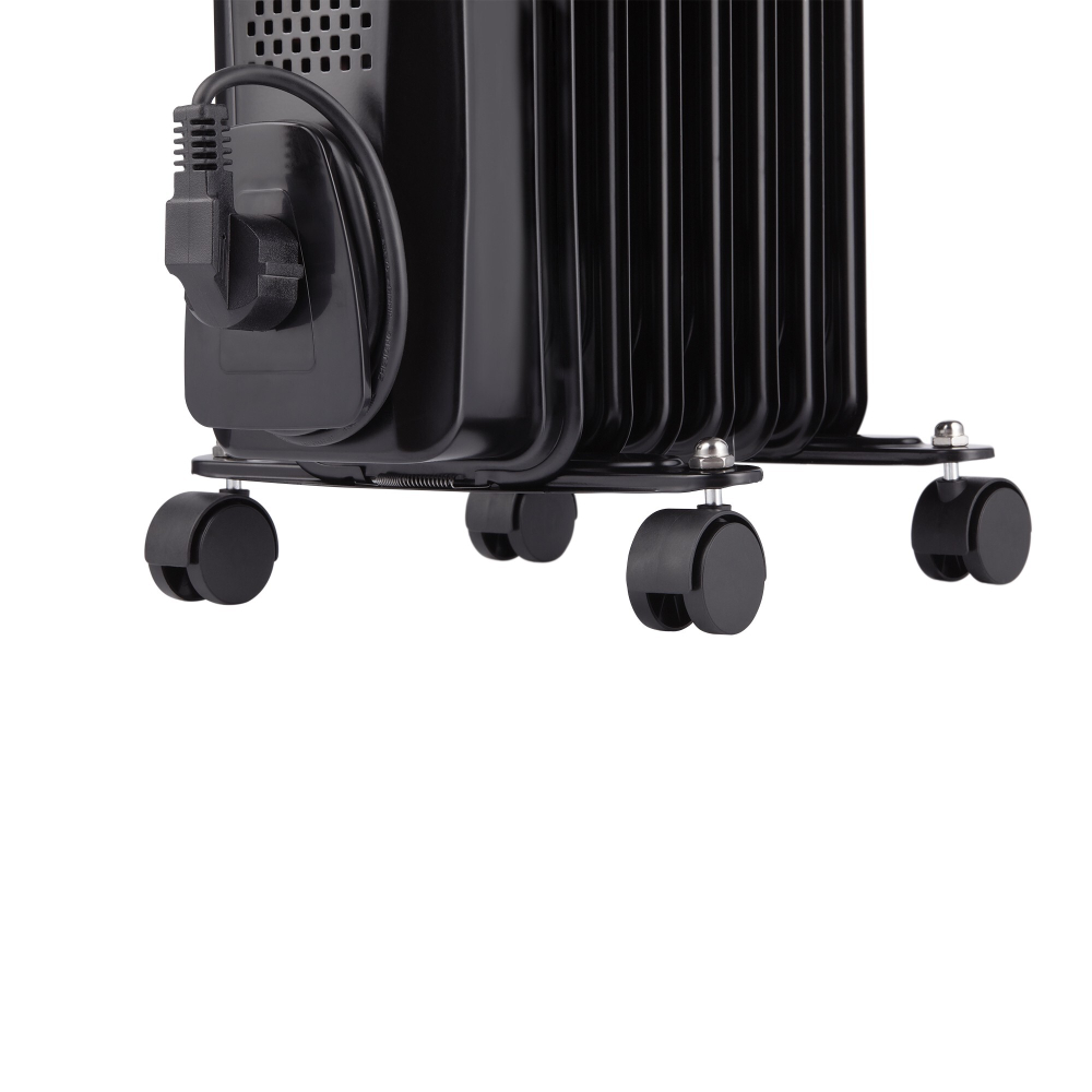 Масляный радиатор Ballu Classic black BOH/CL-05BRN 1000, 5 секций