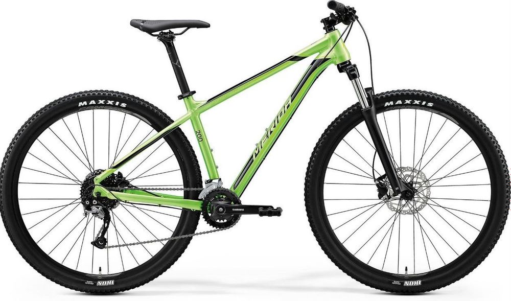 Велосипед &#39;20 Merida Big.Nine 200 Колесо:29&quot; Рама:S(14.5&quot;) GlossyGreen/Black (6110834723)