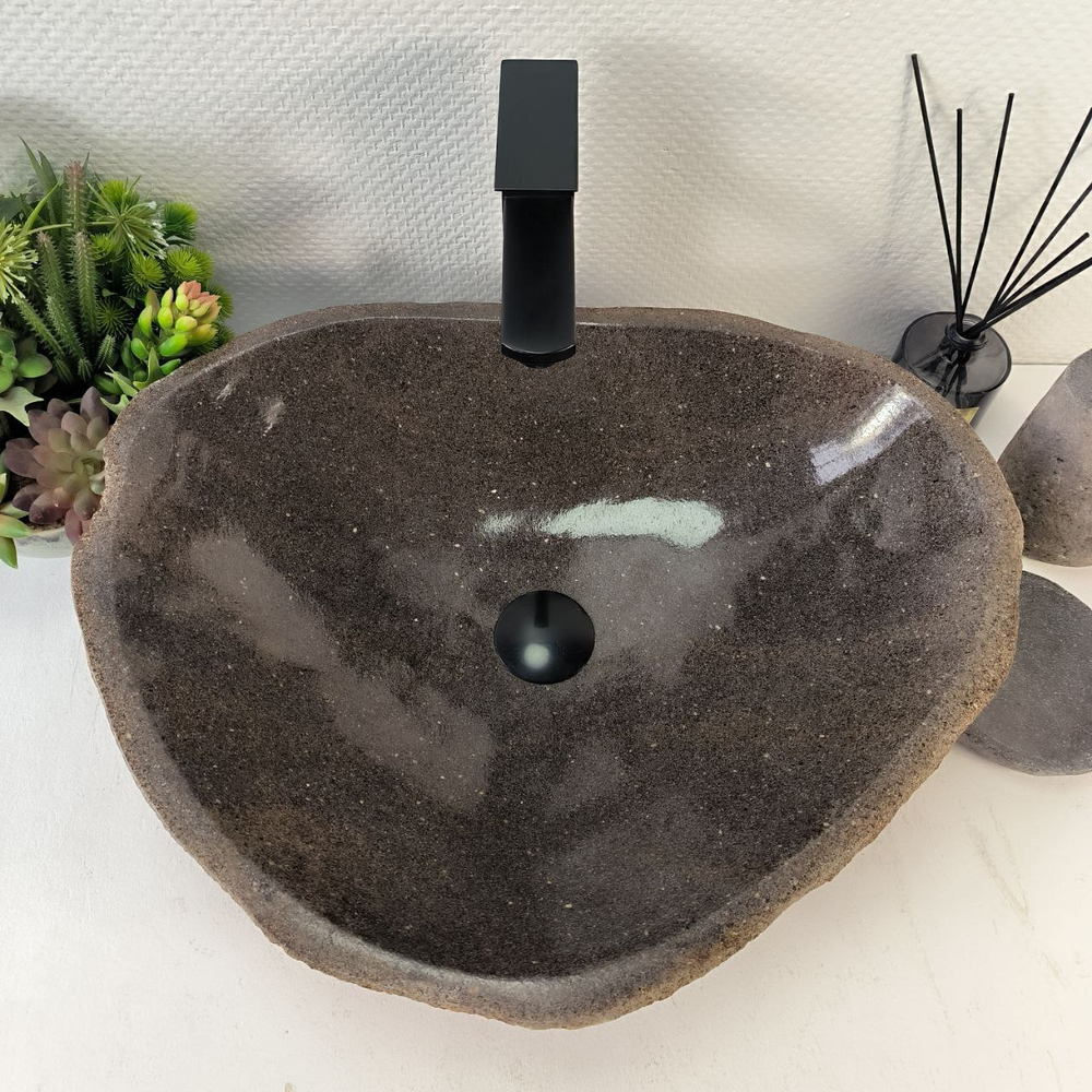 Раковина из речного камня RS-65229 54*43*15 0857