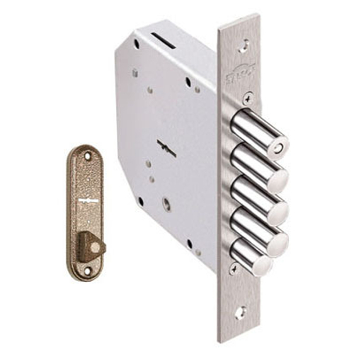 Замок врезной Эльбор Гранит 1.06.21.5.1. 5кл задвижка  б/о, тяж. (542В3)  / 5262