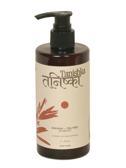 TANISHKA Shikakai & Tea Tree Shampoo Увлажняющий шампунь 300мл