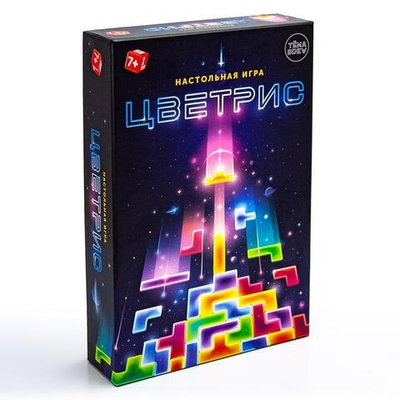 Игра настольная "Цветрис" 16 карт заданий (ND Play)