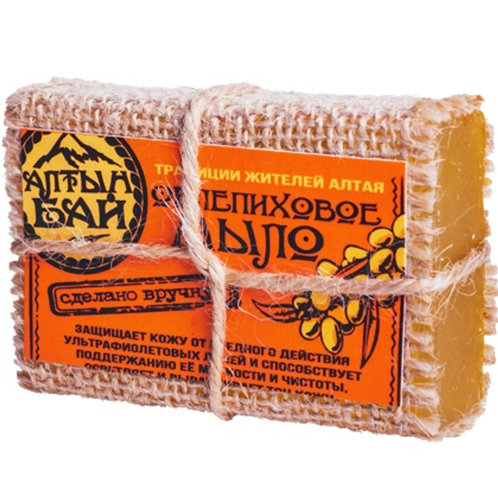 Мыло ручной работы «ОБЛЕПИХОВОЕ»