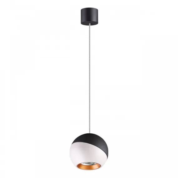 Подвес 1-ка 358155 Novotech черный/белый/золото IP20 LED 4000K 6W SALE гарантия 1 год