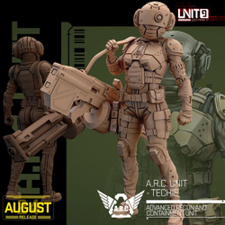Подразделение штурмовиков АРС Cyberpunk - A.R.C. Unit - Stormtroopers 32mm Миниатюры