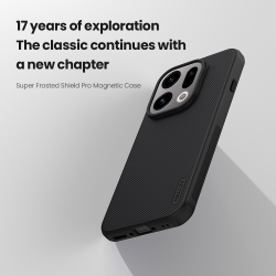 Чехол от Nillkin c поддержкой MagSafe для OPPO Find X9, серия Super Frosted Shield Pro Magnetic