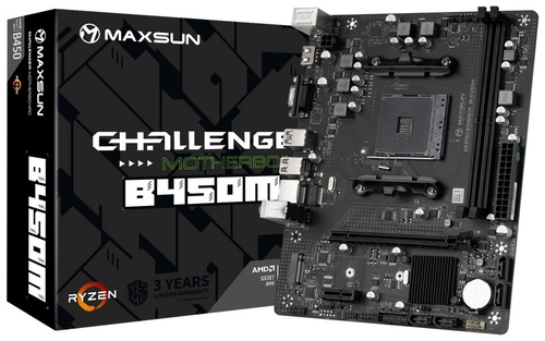 Материнская плата MAXSUN Challenger B450M