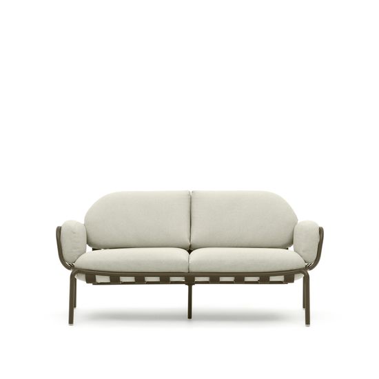 Joncols уличный алюминиевый 2-местный диван зеленого цвета 165 см Испания 