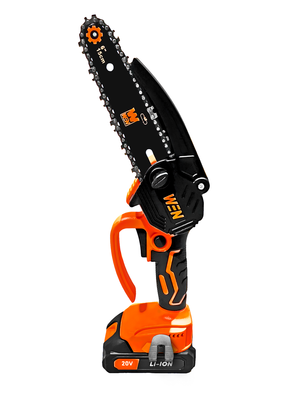 Пила аккумуляторная цепная мини "WEN" CS6