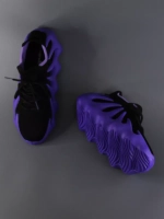Кроссовки Изики - Yeezy boost- черно-фиолетовый