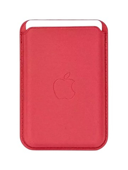 Картхолдер iPhone Leather Wallet MagSafe с лого