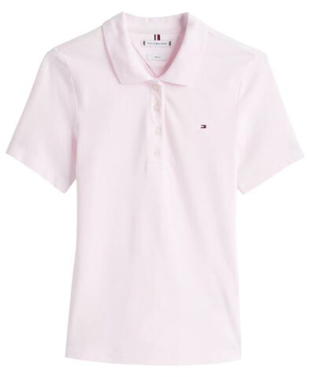Женское поло Tommy Hilfiger 1985 Slim Pique Short Sleeves