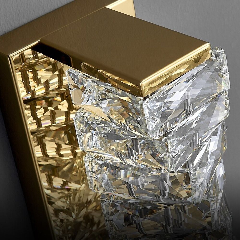 Настенный светильник 6005W/S gold/clear