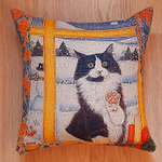 Декоративный гобеленовый чехол для интерьерной подушки Впустите 38*38