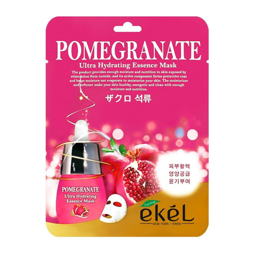 ЕКЕЛ/EKEL UltraHydratingEssence Pomegranate Маска д/л 25мл ткан экстрактГраната (270163)