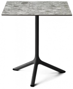 Стол ламинированный обеденный Scab Design Tripe, черный, зернистый