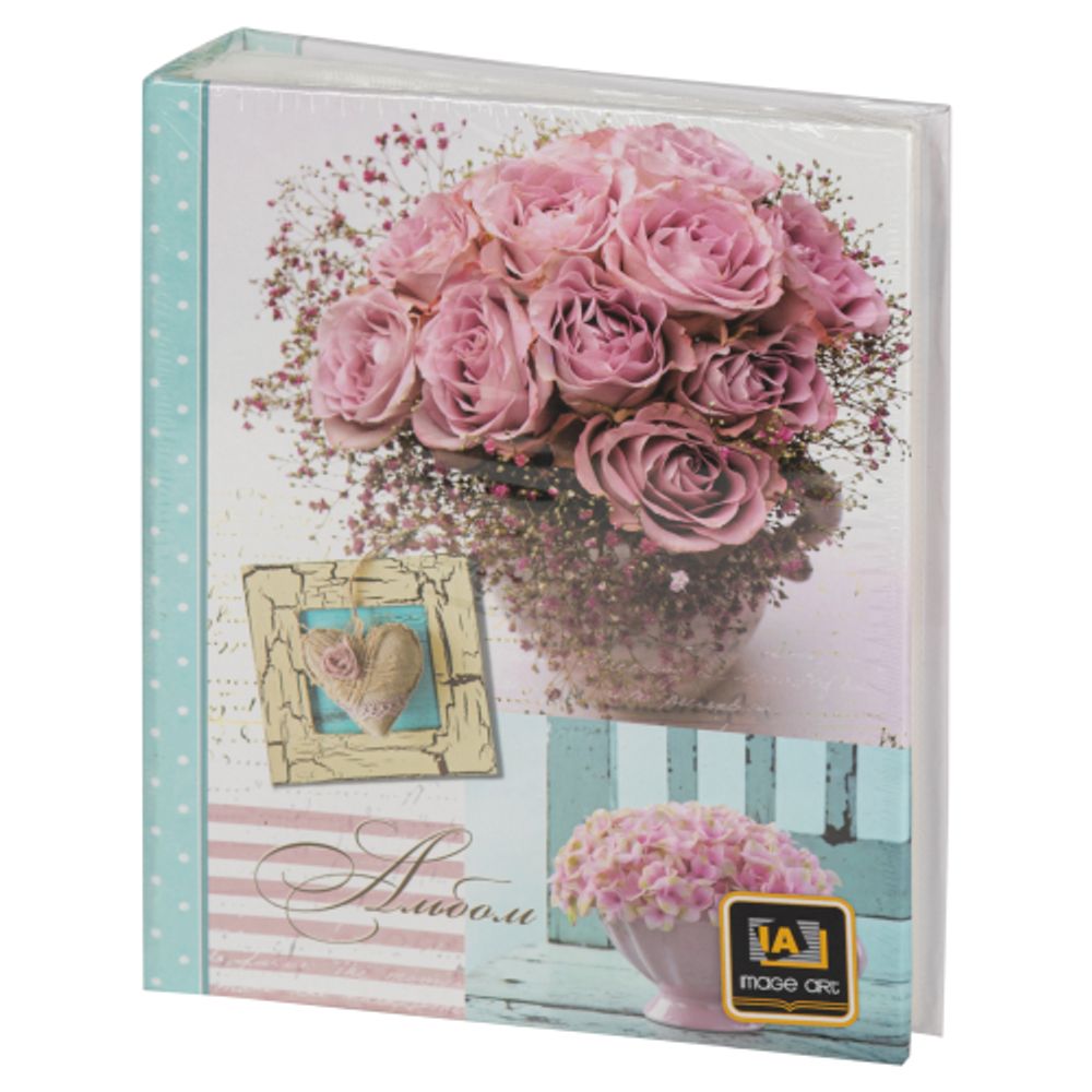 Фотоальбом Image Art IA-200PP серия 068 свадебный Цветы термосварка 10х15 50 листов 200 фото