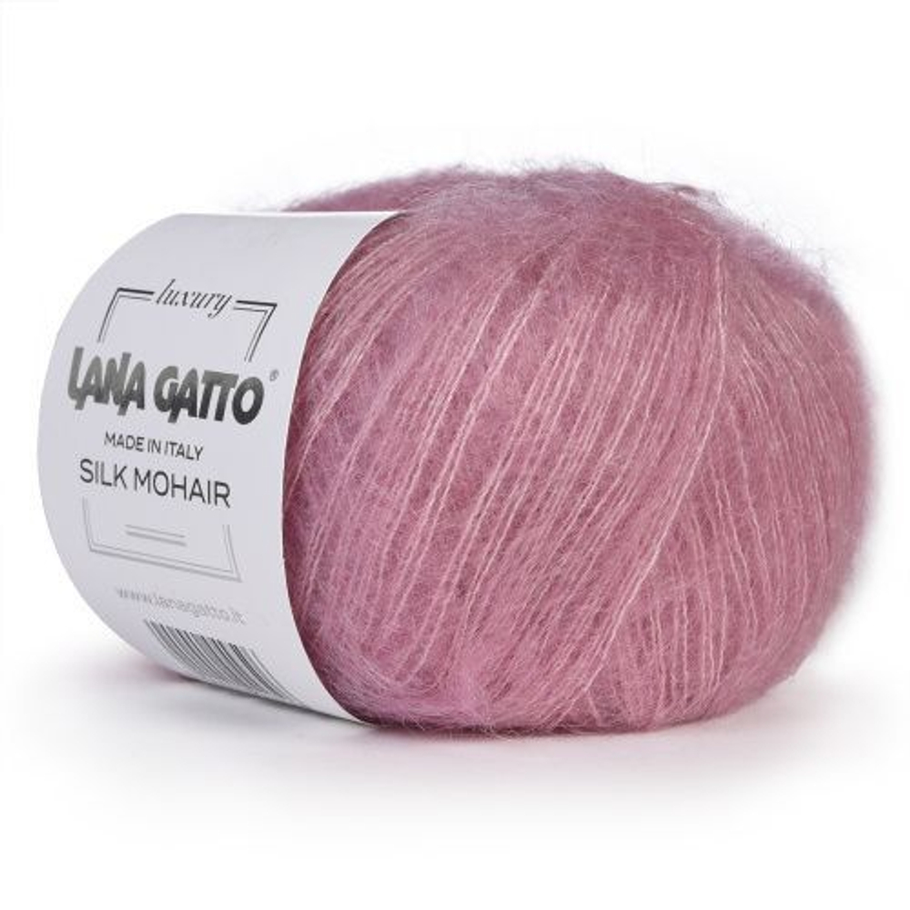 Пряжа Lana Gatto Silk Mohair 25г/212м,цвет (14527), 1 моток