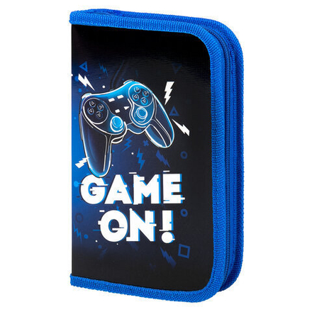 Пенал ПИФАГОР, 1 отделение. ламинированный картон, 19х11 см, "Game On"