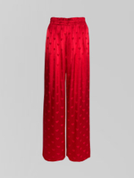 Костюм Askins из брюк и рубашки с принтом сердец атласный