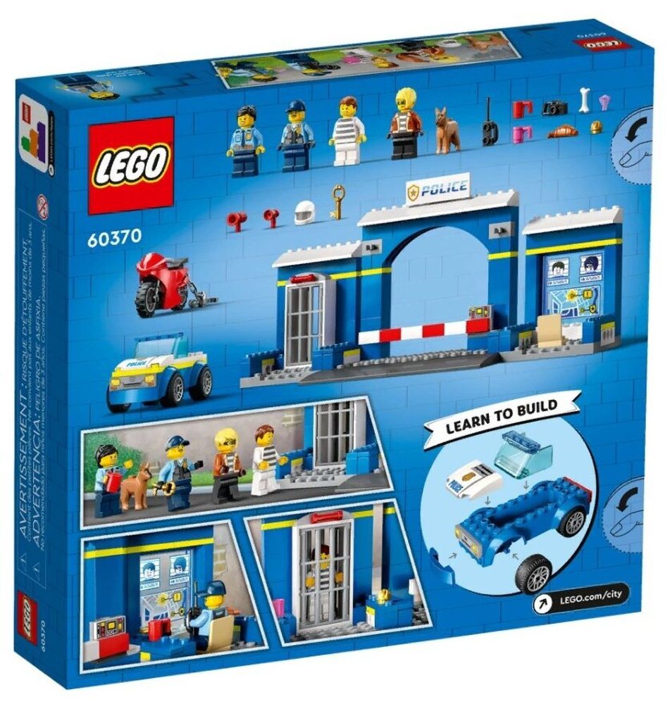 Конструктор LEGO City 60370 Побег из полицейского участка