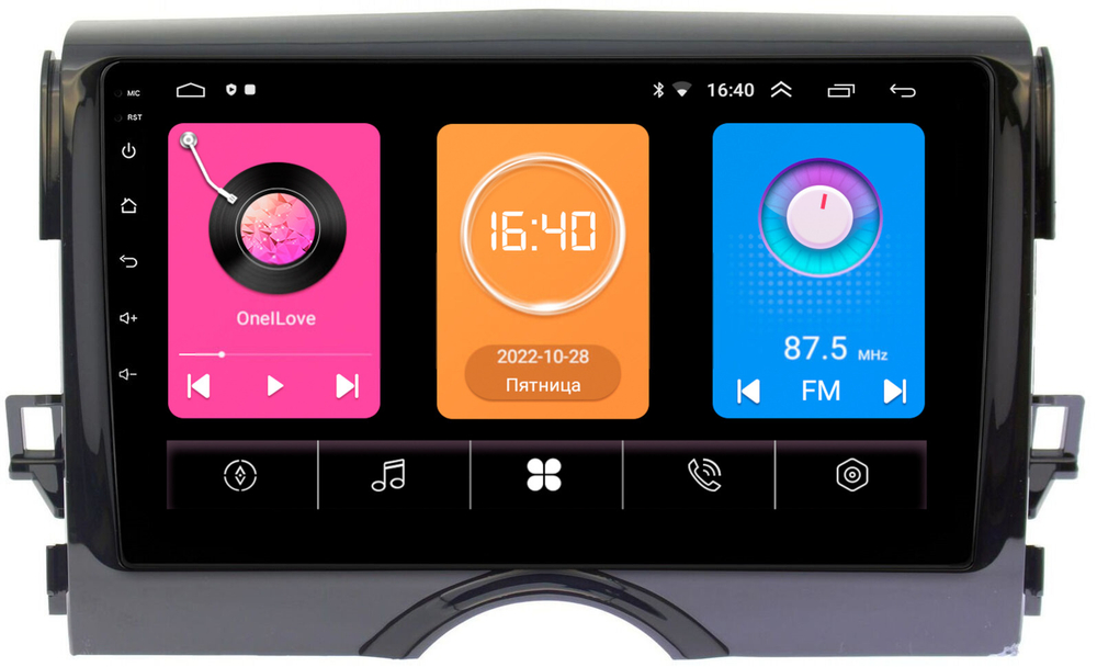 Магнитола для Toyota Mark X 2009-2019 - OEM GT9-168 на Android 10, 2ГБ-16ГБ