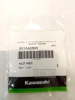 311AA0500. NUT-HEX. Kawasaki KX