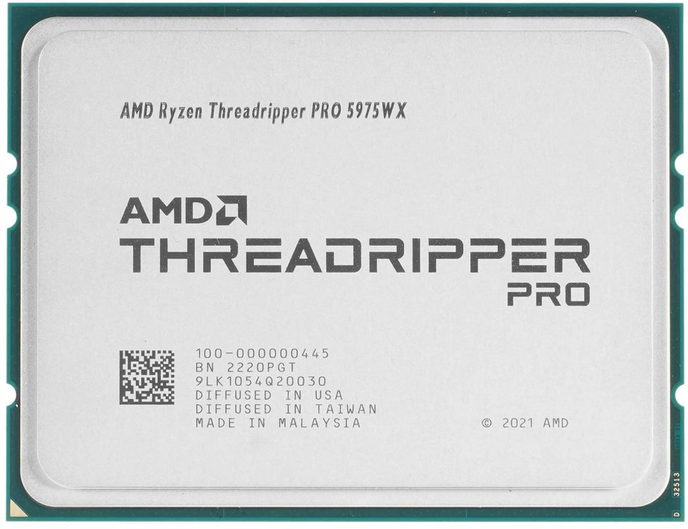 Процессор AMD Ryzen Threadripper Pro 5975WX, sWRX8,  OEM [100-000000445]