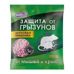 Зерно от грызунов Домовой Прошка, пакет 200 г.