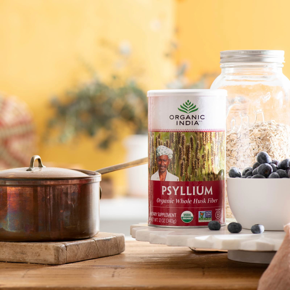 Organic India, подорожник, клетчатка из цельной шелухи, 340 г (12 унций)