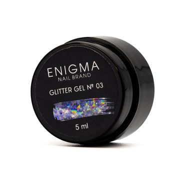 Глиттер гель Enigma №03
