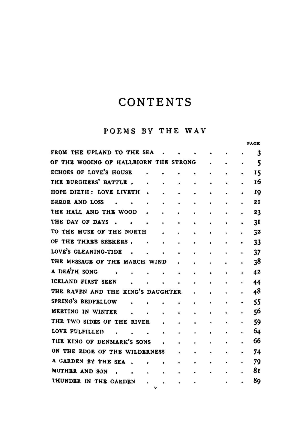 Poems by the way and Love is enough | William Morris