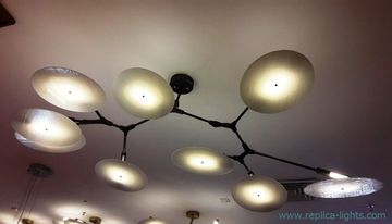 replica Lindsey Adelman 8 -shade Porcelain Disc Branching