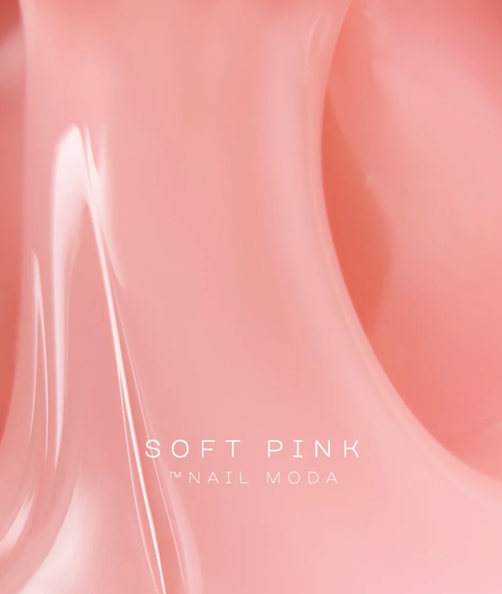 Nail Moda Builder Gel Soft Pink - Гель моделирующий камуфляж, 30мл3