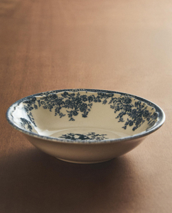 Zara Home миска из фаянса, цвет синий, 18.5 см · 2460/211