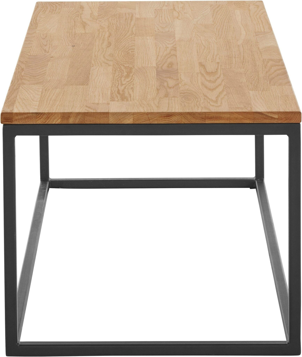 Стол журнальный дуб/металл