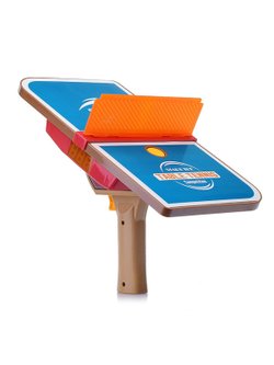 Игра Мини Стол-Теннис с подсветкой и счетом, цвет синий (909E)