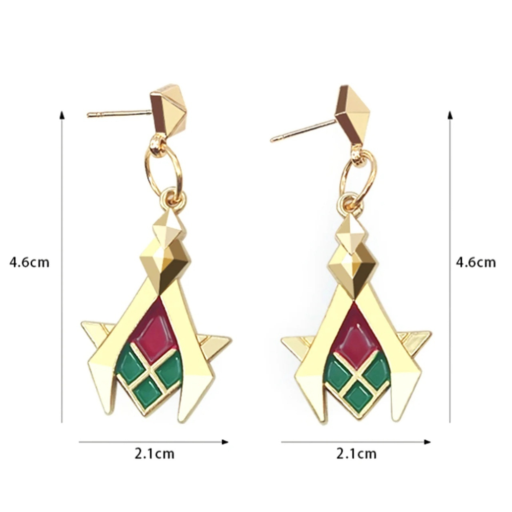 Серьги "Genshin Impact / Геншин импакт - Кавех"