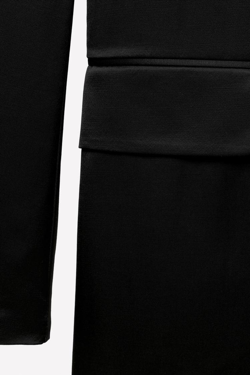 ZARA X LUDOVIC DE SAINT SERNIN СВОБОДНЫЙ БЛЕЙЗЕР, ЧЕРНЫЙ