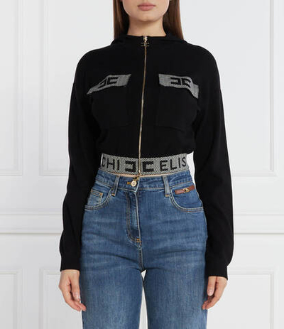 Худи Elisabetta Franchi - черный(MK76S36E2)