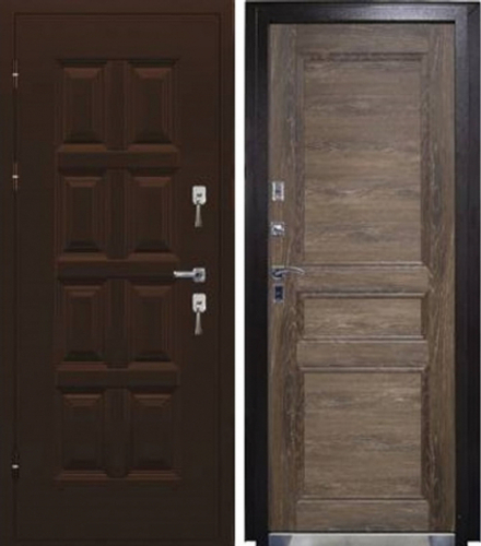 Стальная дверь Винтер (дуб шале)