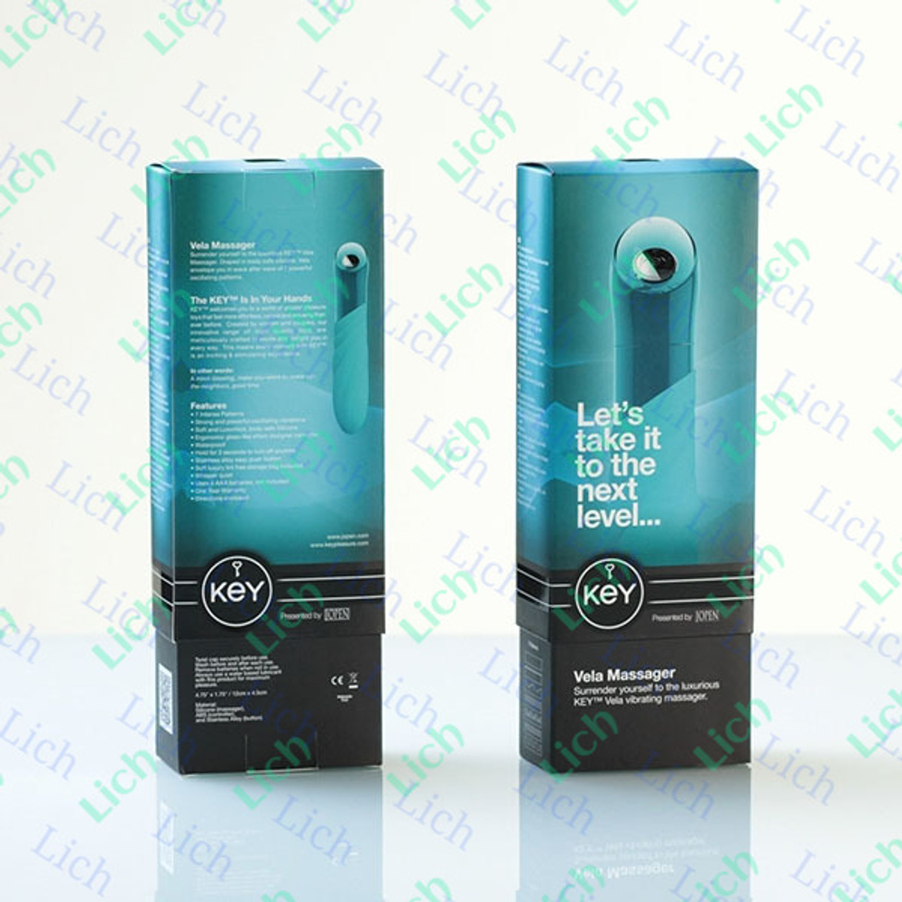 Соблазнительный голубой вибратор Vela