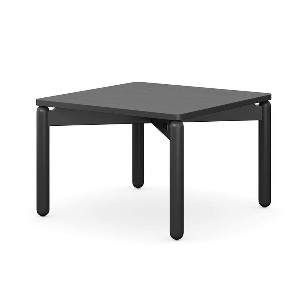 Столик кофейный saga, 60х60 см, темно-серый