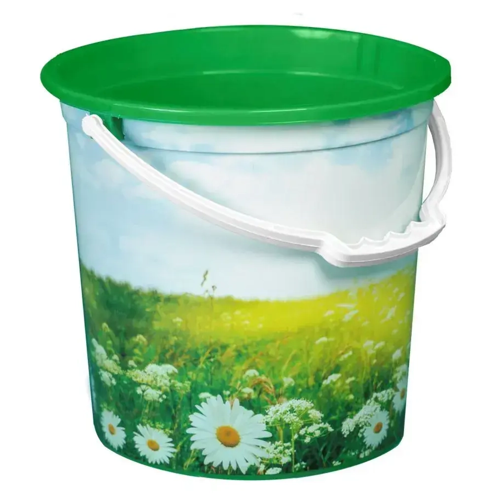 Ведро с аппликацией 12л